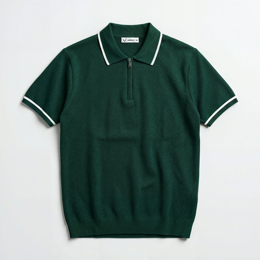 Turkish Polo Tshirt - Dark Green