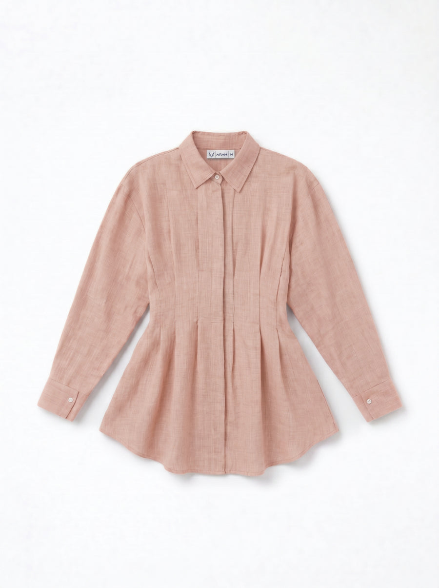 Waist flow blouse