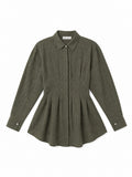 Waist flow blouse