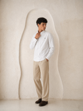 Plain oxford shirt