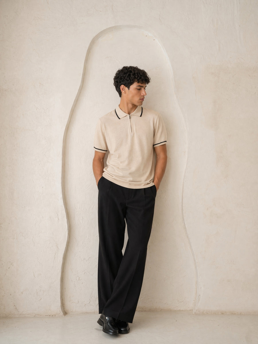 Turkish Polo Tshirt - Beige