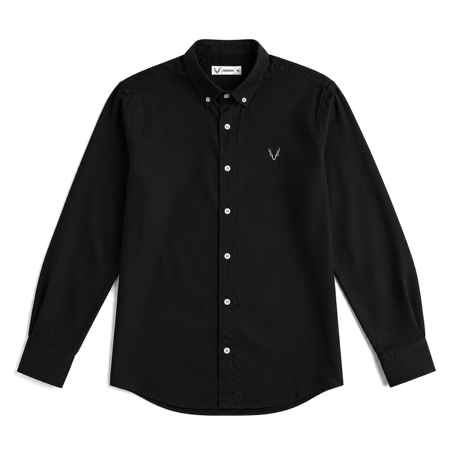 Plain oxford shirt
