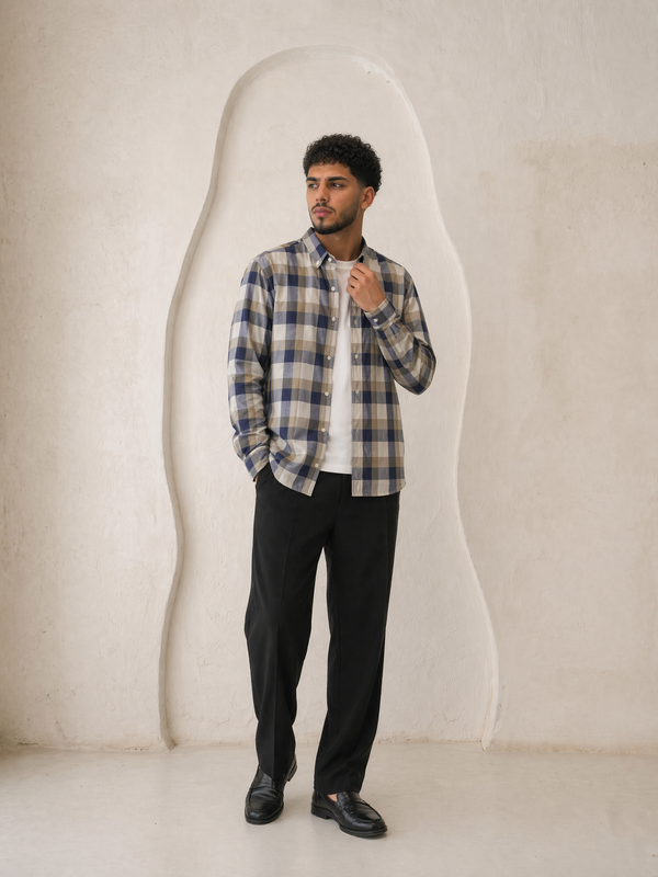 Plaid Cotton Shirt