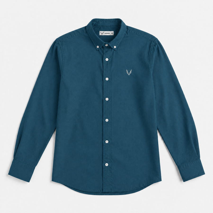 Plain oxford shirt
