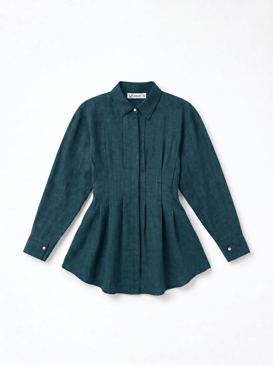 Waist flow blouse