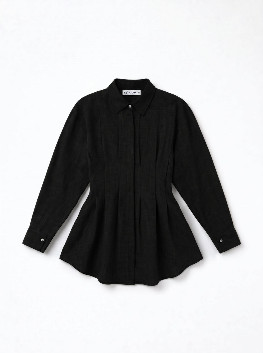 Waist flow blouse