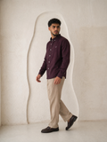 Plain oxford shirt