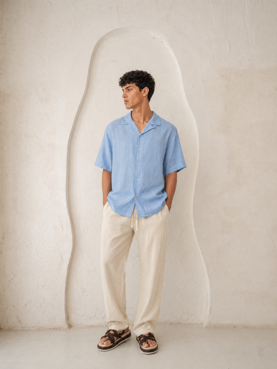 Short Sleeve Linen Shirt