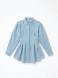 Waist flow blouse