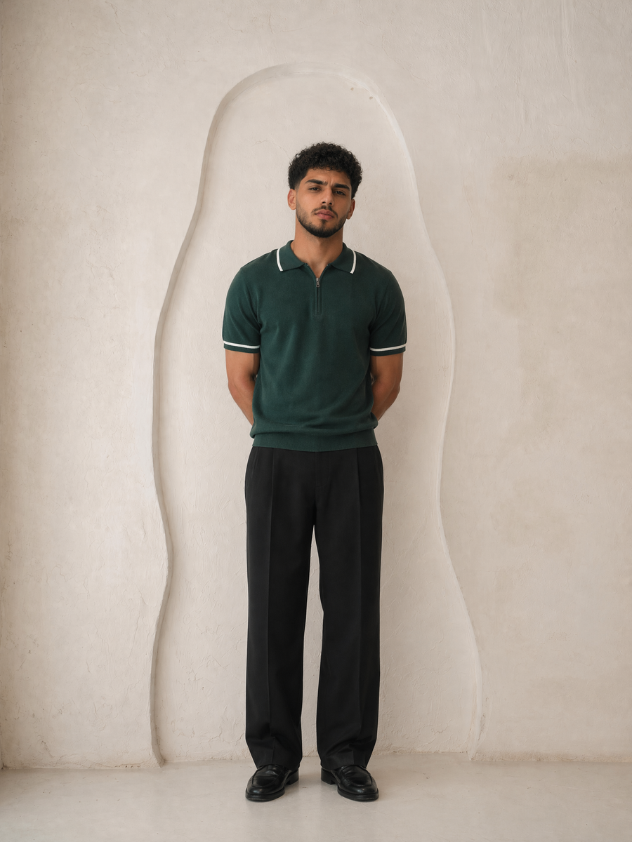 Turkish Polo Tshirt - Dark Green