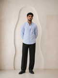 Wide Striped Oxford Shirt